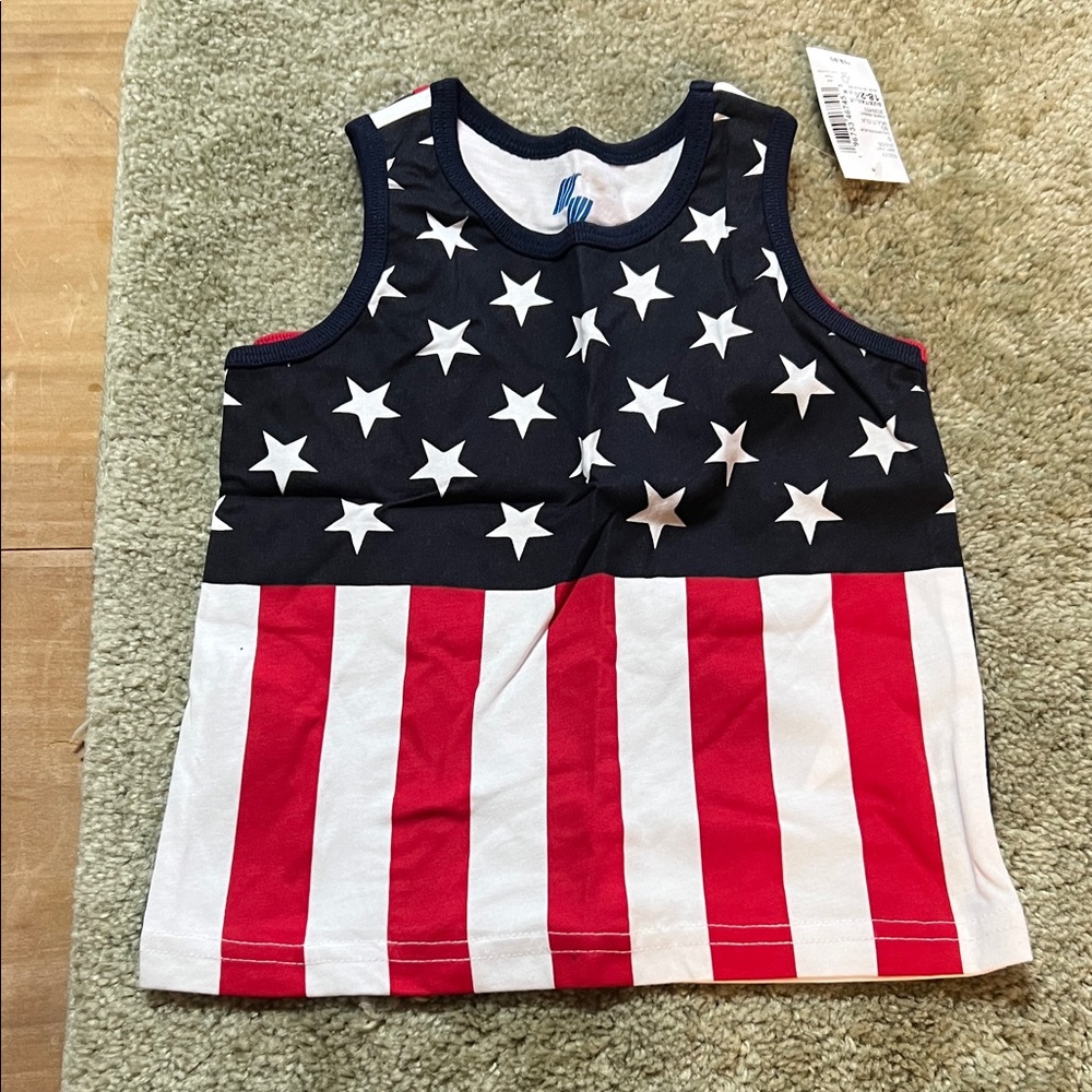 Boys size 18–24 Months Place sports brand, red white, and blue two pack